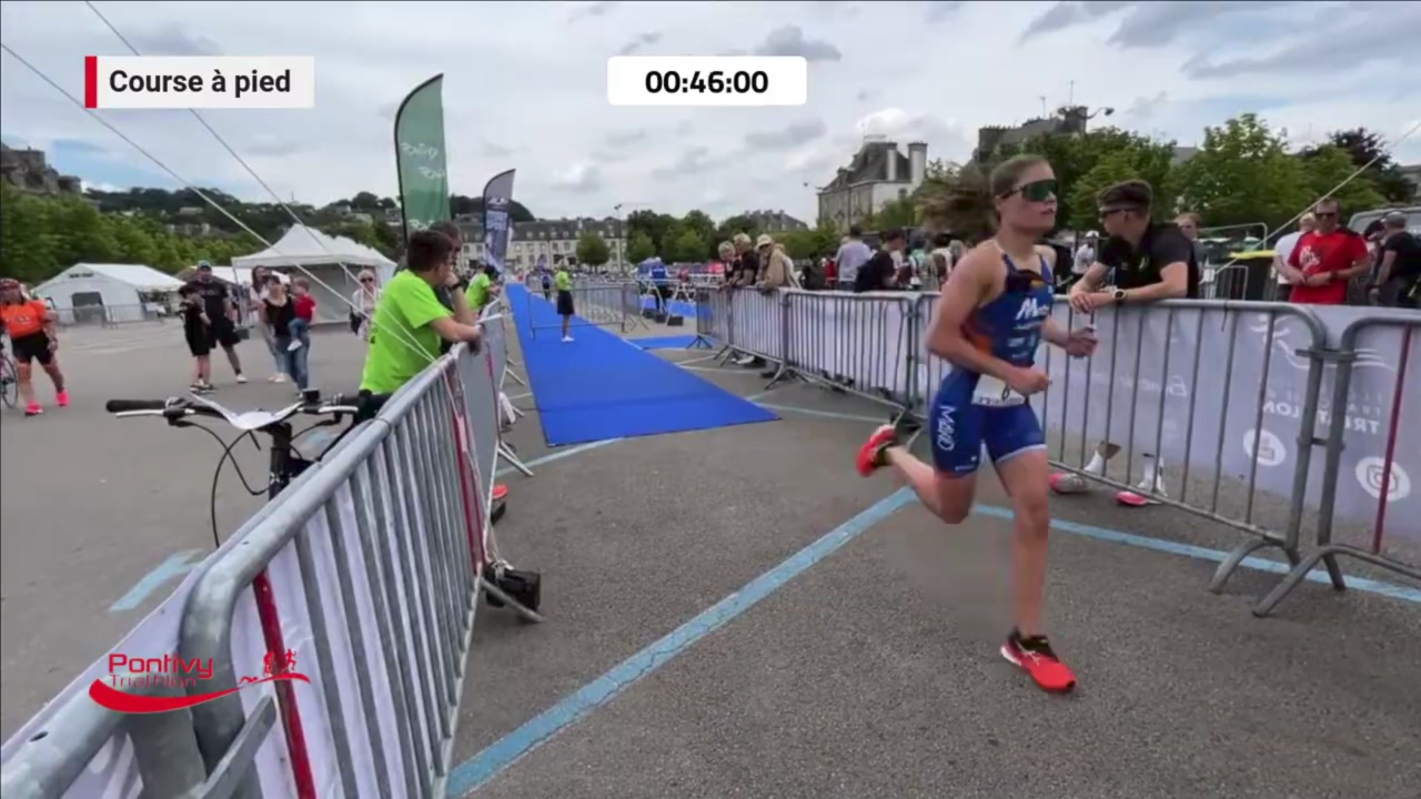 Captation du triathlon de Pontivy en Bretagne